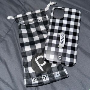 COPY - Loopy original plaid case with loop on back